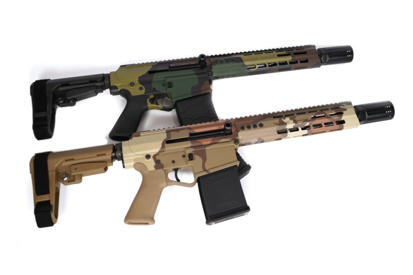 Genesis Gen-12 12GA M81(top) Tri-color Desert (bottom)